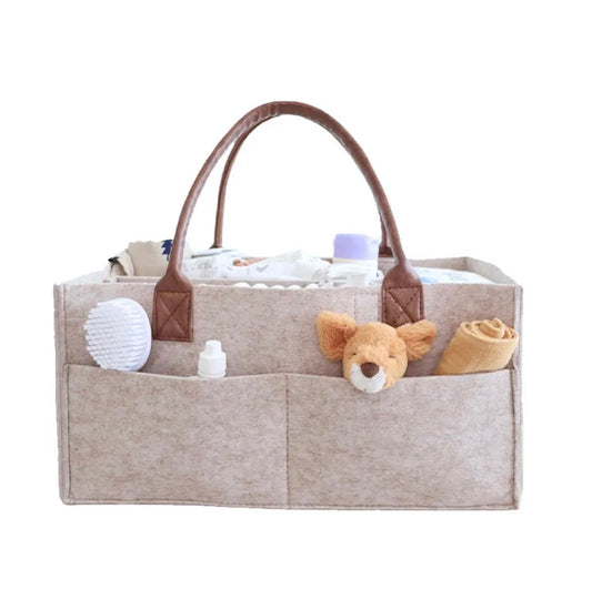 Baby Diaper Caddy Organizer - Diaper & Mother Bags