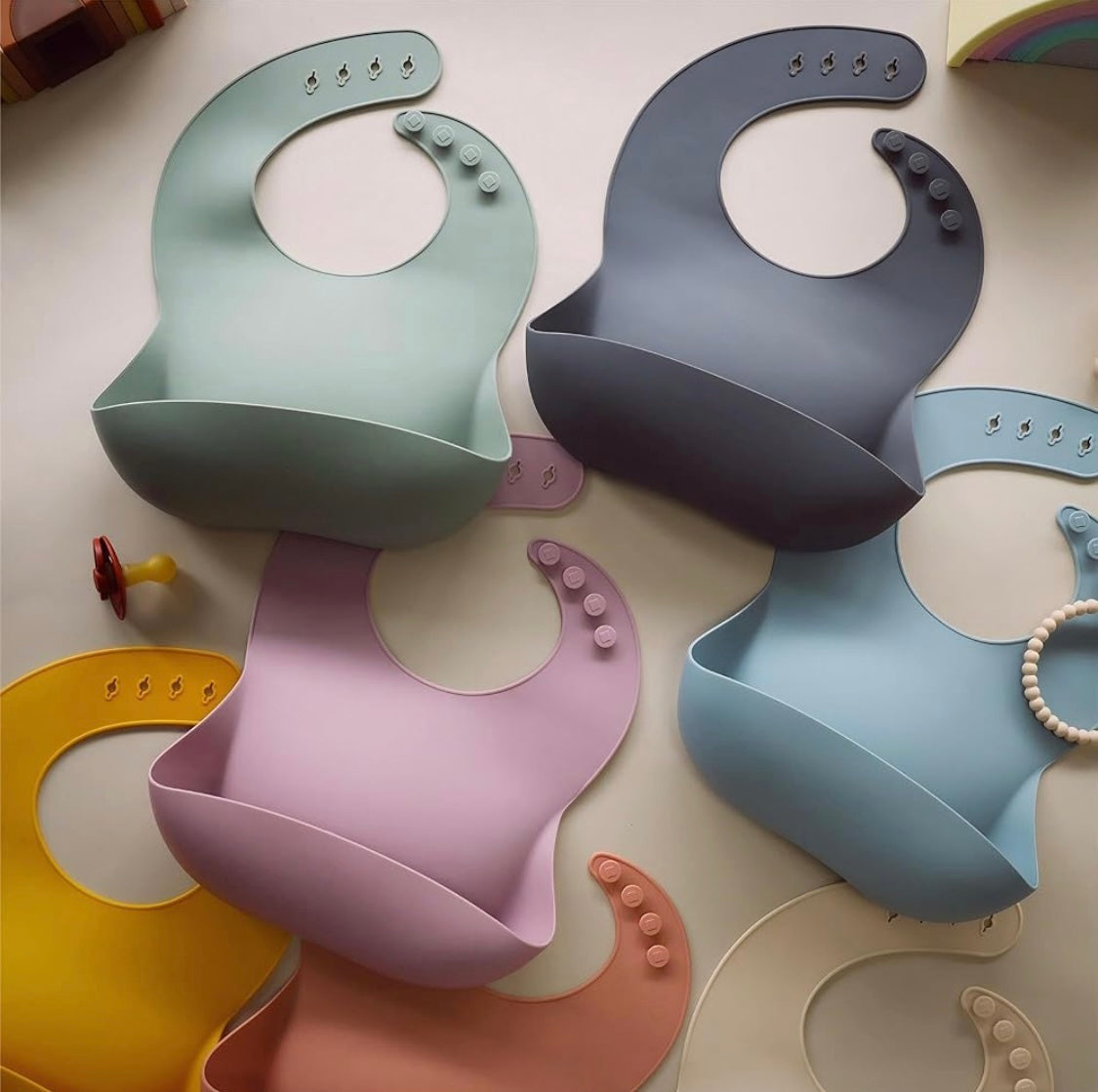 Waterproof Silicone Bib - Bibs