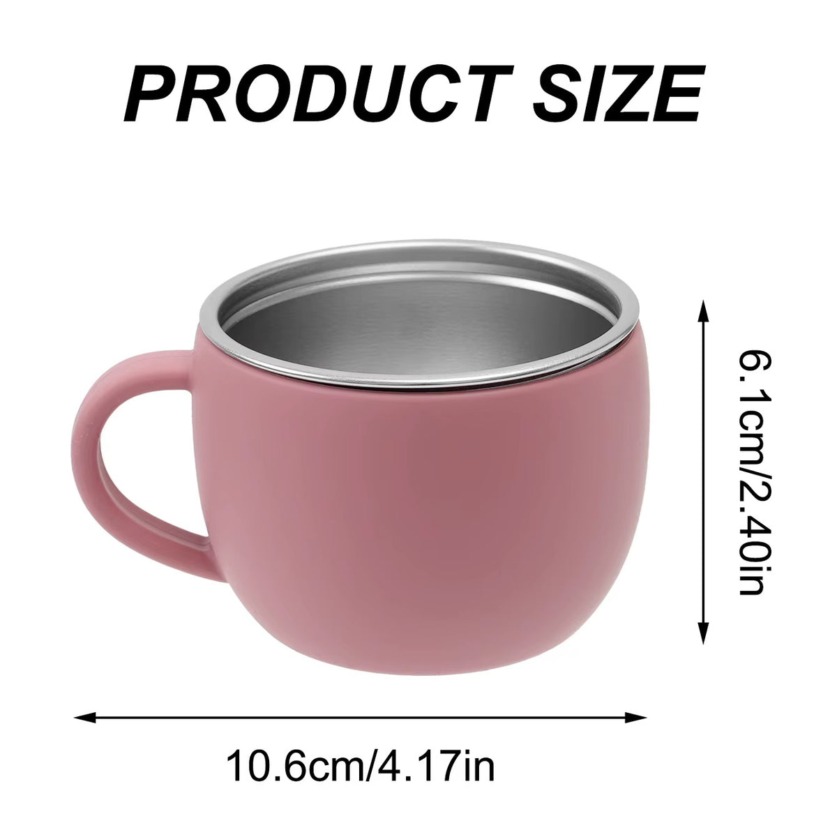 Stainless Steel Cup with Silicone Base