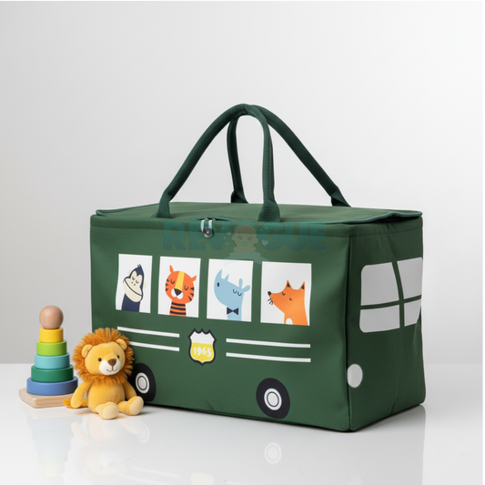 Baby Diaper Caddy Organiser with Lid – Essential Bag For Nursery - Diaper & Mother Bags