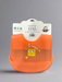 Waterproof Silicone Bib - Orange - I am hungry - Bibs