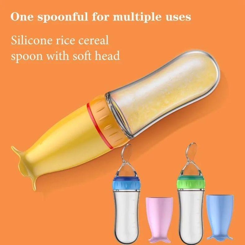 Silicone Spoon Feeder 90ml - Feeding Essentials
