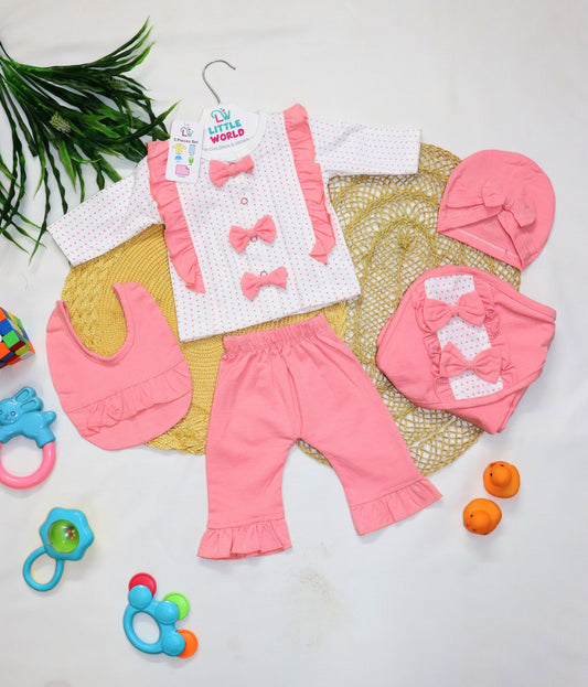 Baby Starter Set 6 Pcs | Newborn 6 pcs Romper Set - Apparel