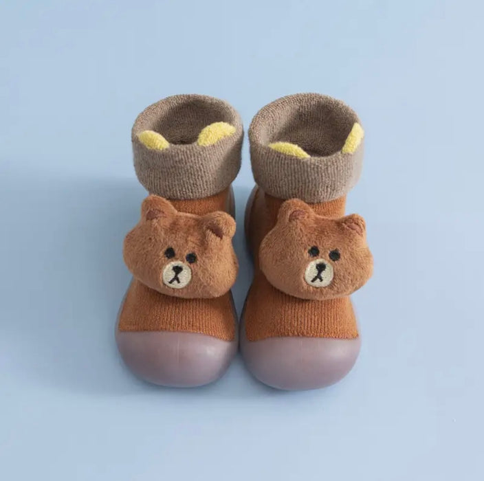 Winter Baby Anti-skid, Soft Rubber Soled Shoes Socks - Kids Shoes