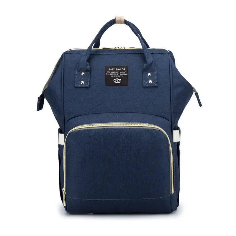 Plain Blue diaper bag - www.revoguepk.com