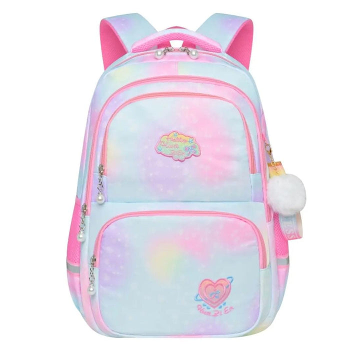 17"Colorful girls multi pockets backpack - Senora