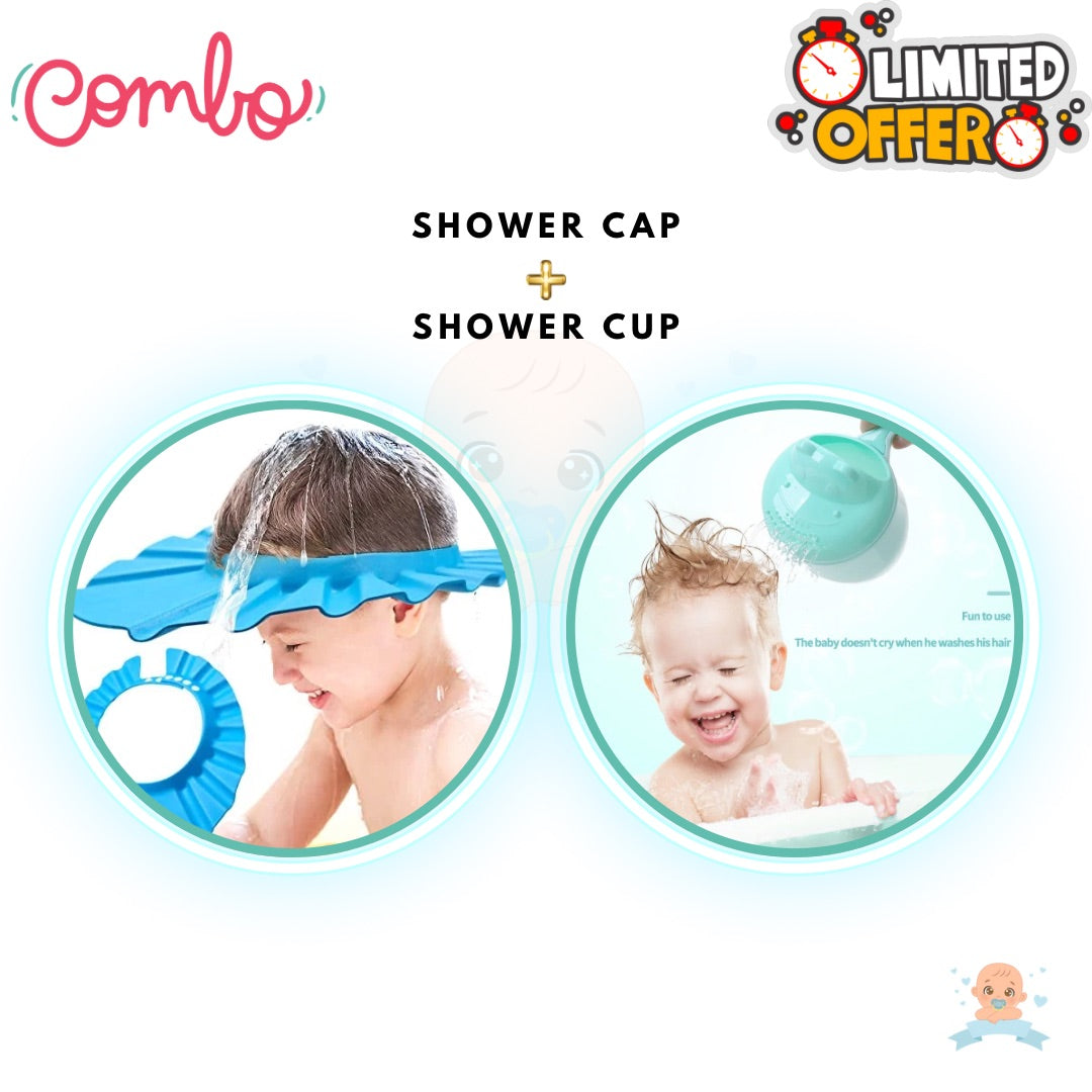 Combo Pack - Shower Cup & Shower Cap - Deals