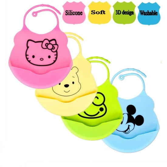 Silicone Bib - Green - Bibs