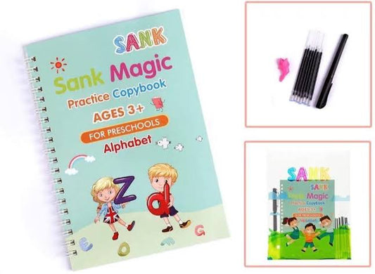 Sank Reusbale Magic Practice Copy Book for Pre-School Kids - ReUsable - Learning & Education