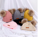 Double Wool Pompom Baby Hat - Apparel