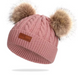 Double Wool Pompom Baby Hat - Apparel