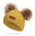 Double Wool Pompom Baby Hat - Apparel