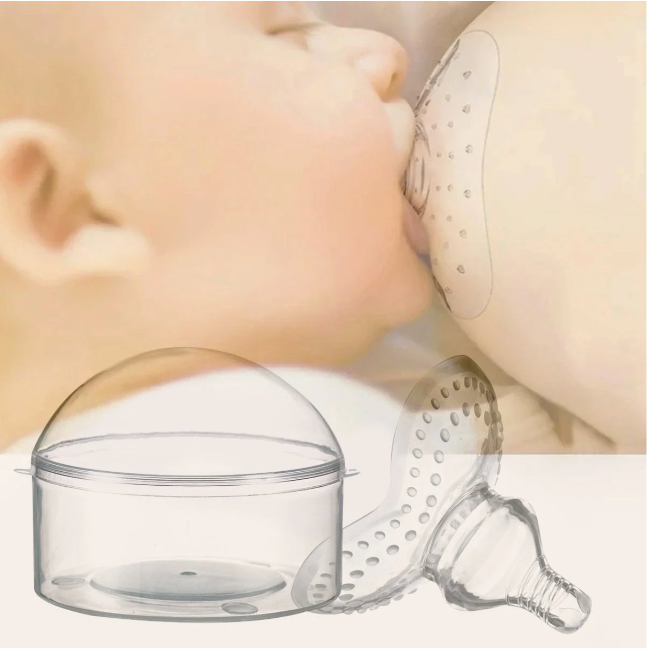 Mother Nipple Cover Prevent Biting Breastfeeding with Box - Maternity