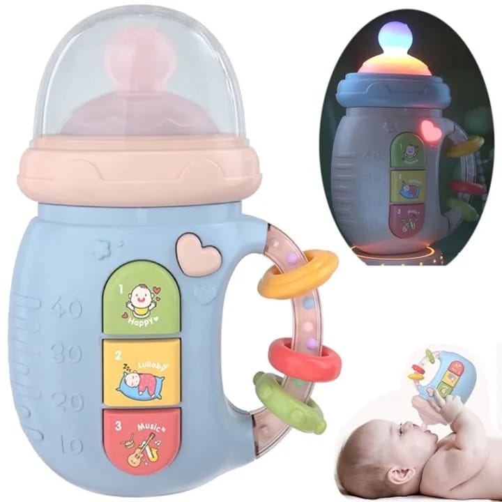 Musical bottle with rattles and lights - Teether Soother & Pacifier