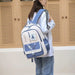 Multi color school college multi pockets backpack - Senora