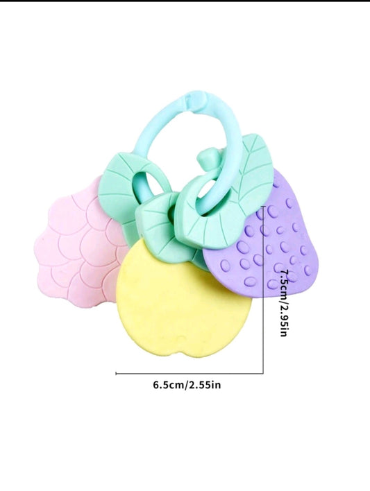 Baby Teether (Set Of Three) - Teether Soother & Pacifier
