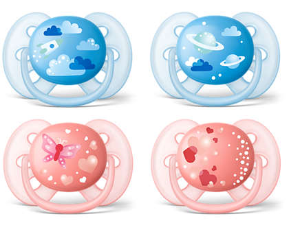 6-18M Ultra Soft & Flexible Pacifier PK2 - PHILIPS AVENT SOOTHERS