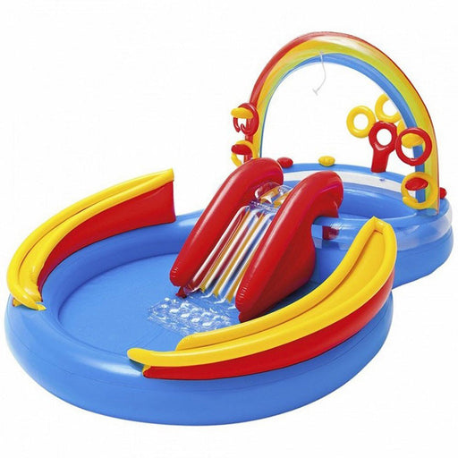 Intex - Inflatable - Rainbow Ring Water Play Centre - 57453 - Toddler Toys