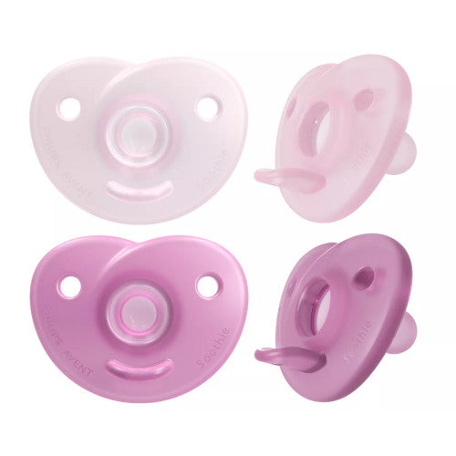 CURVED SOOTHIE GIRL 0-6M - PHILIPS AVENT SOOTHERS