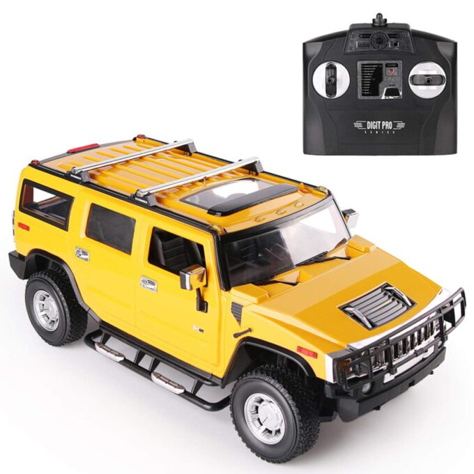 Remote Control - Hummer 4 Channel - Yellow - Toy Sets