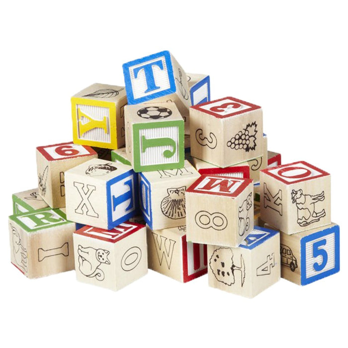 ABC Wood Blocks (SMALL) - 27 pcs