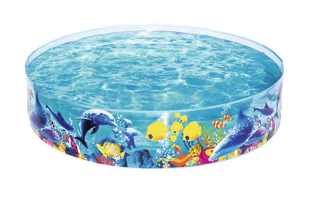 Bestway Fill 'N Fun Fish Vinyl kids Play Pool - 6 ft