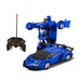 Remote Controlled Lamborghini Transformer Sports Car - Blue - Toys