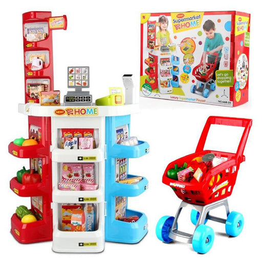 Pretend & Play Super Market 32 pcs Set - 2.6 ft height