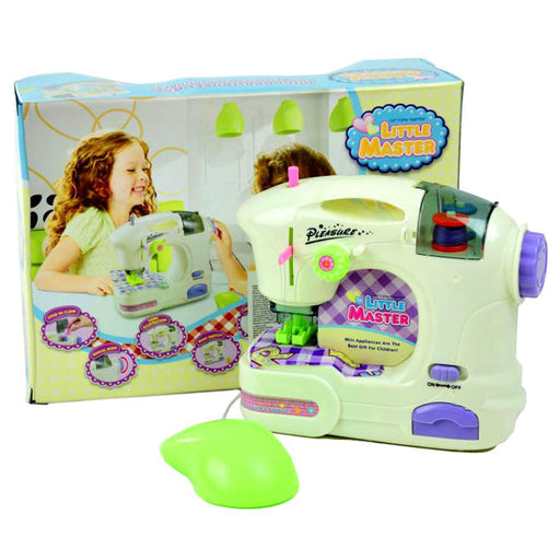 Mini Appliance Sewing/Stitching Machine Set for Kids - Battery Operated