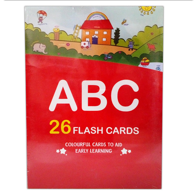 English Learning - Capital Alphabets ABC Flash Cards - 26 pcs - Learning & Education