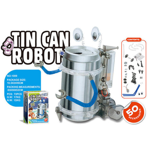 STEM Toys: Tin Can Robot Science Experiment Kit - set