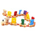 Wooden Digital Numbers Educational Train Toy Set For Kids - #N/A