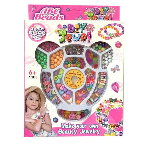 DIY Jewel Colorful Beads Set for Girls with Nylon Cord - Toy Sets