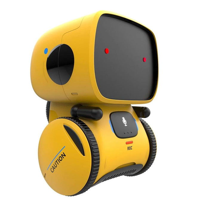 Smart AI - Voice Control and Touch Interactive Dancing Robot Toy - Yellow - Games