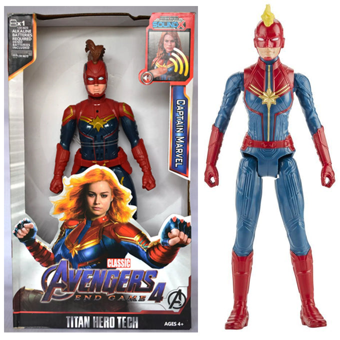 Avengers: Captain Marvel Action Figure - 11 inches - Toy Sets