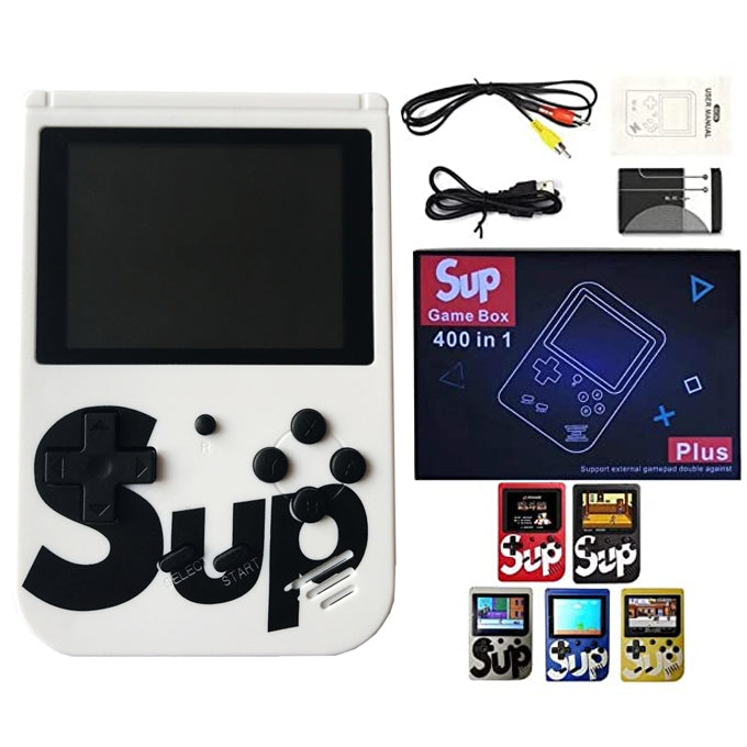 SUP 400 in 1 Games Retro Game Box Console Handheld Game PAD Gamebox - White - Toy Sets