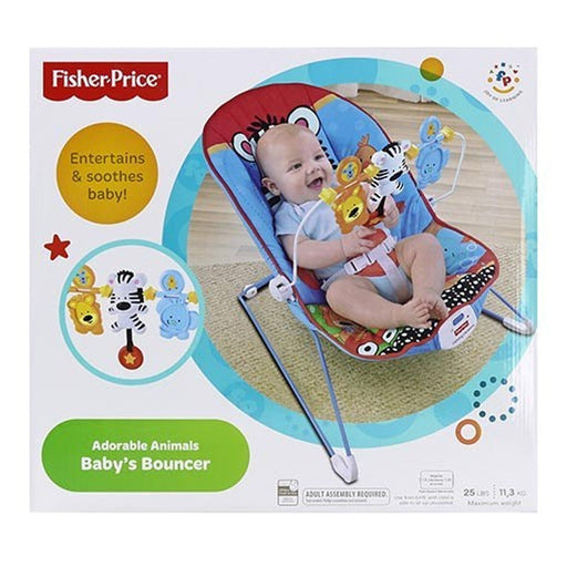 Fisher Price Baby Bouncer Toddler Rocker with Calming Vibration - BlueFisher Price Baby Bouncer Toddler Rocker with Calming Vibration - Blue - Toy Sets