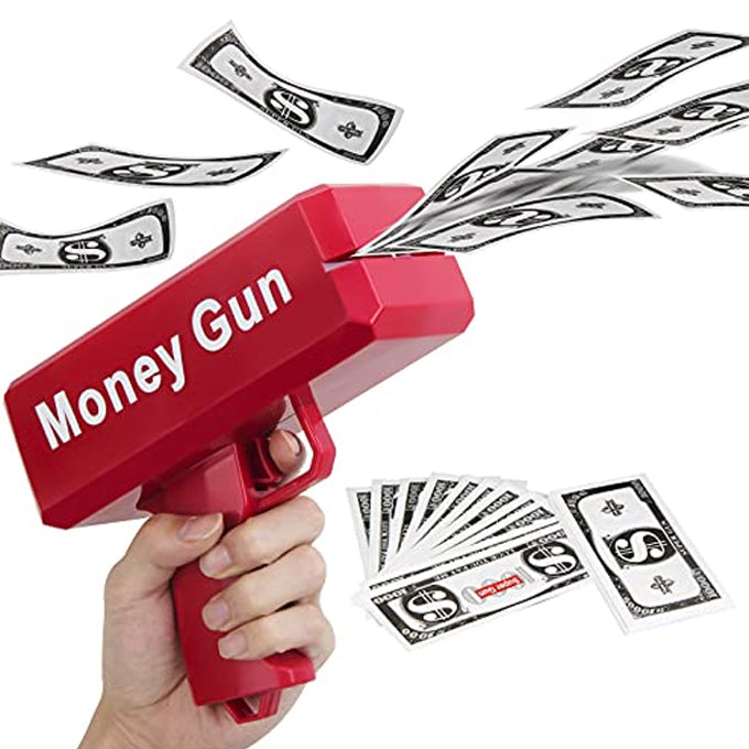 Rain Money Toy Gun Paper Playing Spray Money Prop Party - Toy Sets