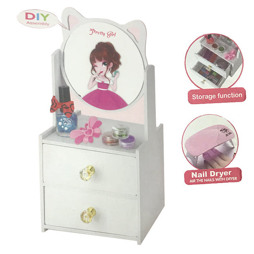 DIY Wooden Dressing table set for girls 21PCS - Toy Sets