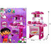 Dora Kitchen Set with Light Music Water TAP Function 35 Pcs - Toy Sets