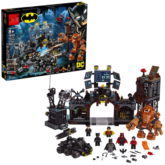 Batman Batcave Clayface Invasion Building Blocks Toys Lari 11353 -1071 Pcs - Toy Sets