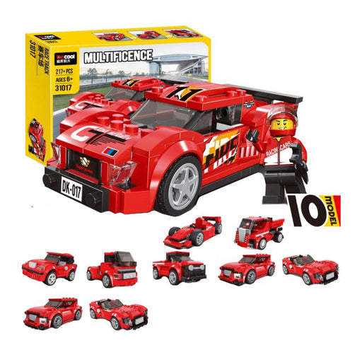 Architect Multificence Sports Cars Building Decool blocks 10 IN 1 Set - 31017 - 217pcs - Toy Sets