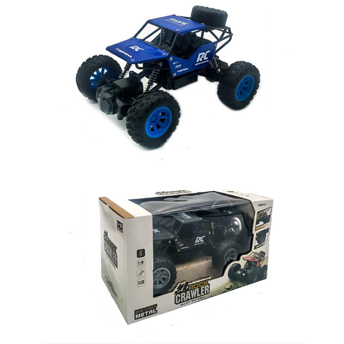 Remote Control Metal Rock Crawler Remote Car Toy for kids Multicolor - Toy Sets