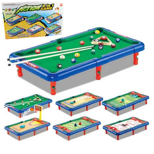 6 In 1 Action Sports Game Indoor Outdoor Activity Tabletop Game For Kids - Toy Sets
