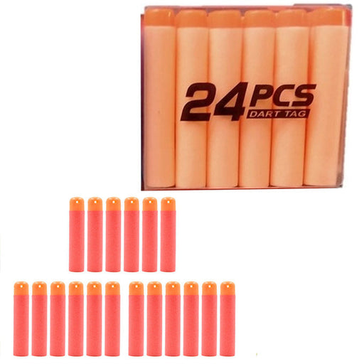 Nerf Soft Foam Bullet Darts - 24 pcs - Orange - Toy Sets