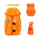 Inflatable Swimming Pool Vest Jacket for Kids - 18 inches - Orange - Toy Sets