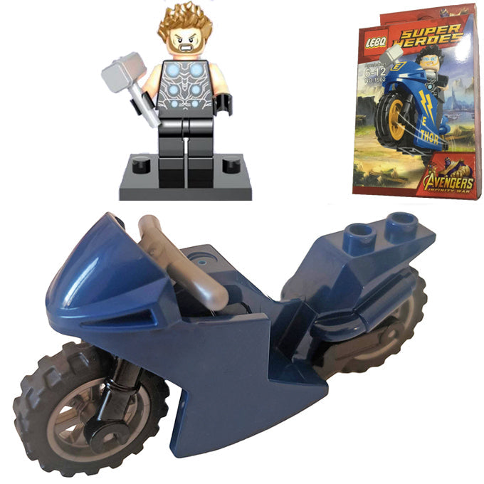 Super Heroes - Marvel Avengers Thor Building block with Motor Bike - Toy Sets