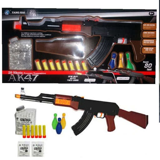 2 in 1 Water balls and dart Toygun For kids - Manual Reload - Toy Sets