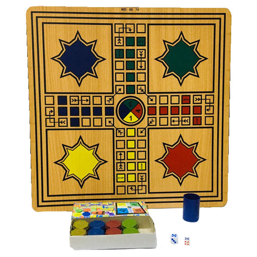 New Modern Wooden Board Ludo - 45mm -18 Inches - Toy Sets