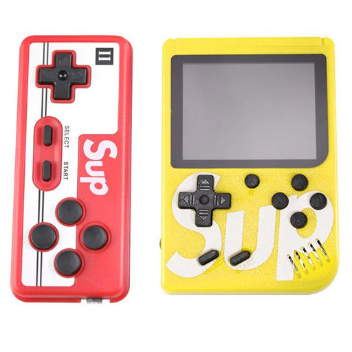 SUP - 2 Player Video Game 400 in 1 Portable Handheld Gaming Console - Yellow - Toy Sets